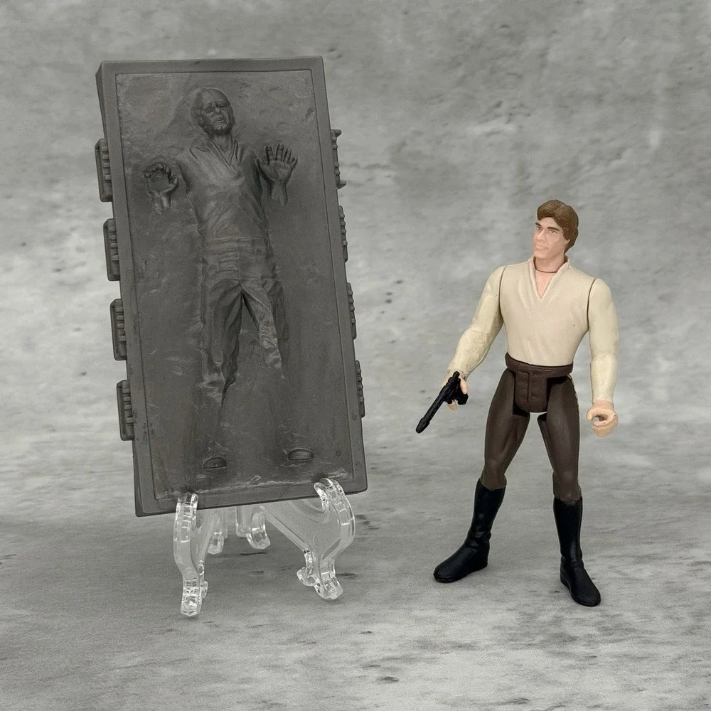 Kenner 1997 Star Wars POTF Han Solo In Carbonite Action Figure 3.75